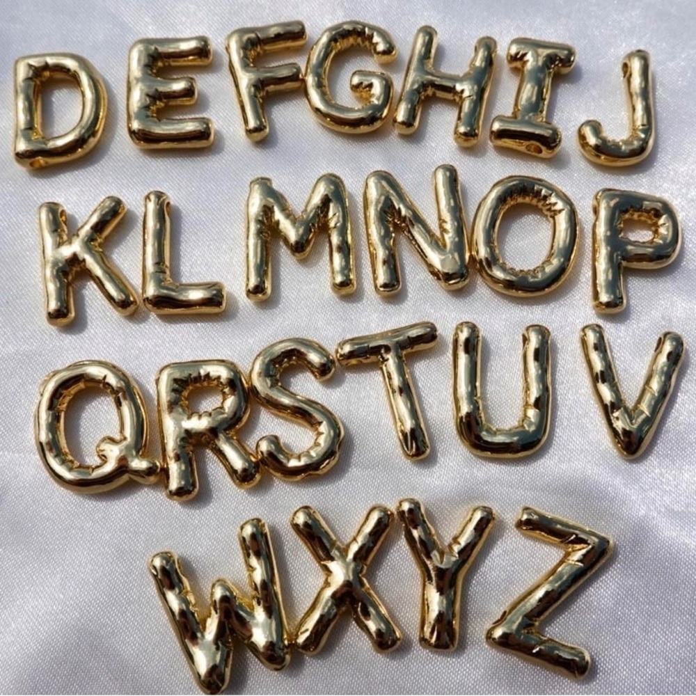 Gold Bubble Charm Necklace - Picture 3 of 6